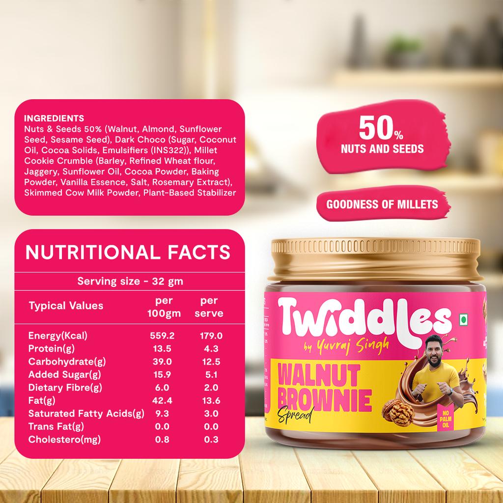 Walnut Brownie Chocolate Spread