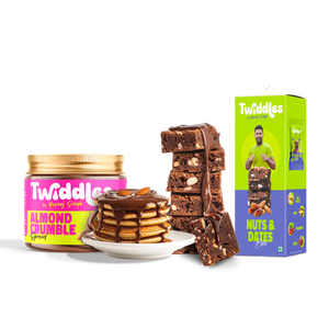 Almond Crumble Chocolate Spread + Date & Nut Power Bites (100 g + 6 Pcs)