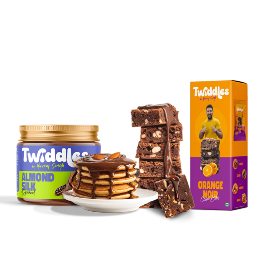 Almond Silk Chocolate Spread + Chocolate Orange Date Bites (100 g + 6 Pcs)